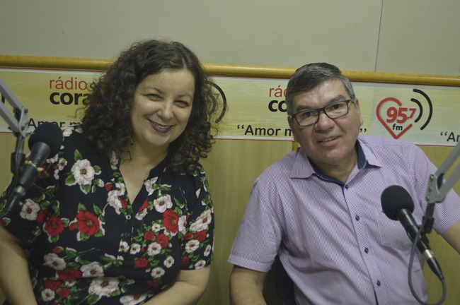 Ozair Sanabria e Padre Flávio. Foto: Gabriel Fernandes/RC