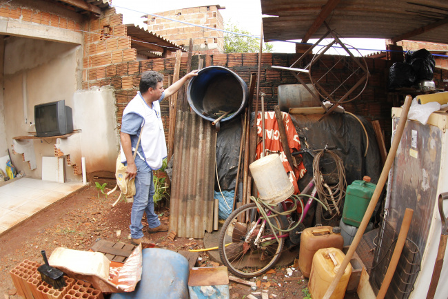 De 107 mil imóveis 85 mil já receberam a visita dos agentes de saúde. Foto: Divulgação