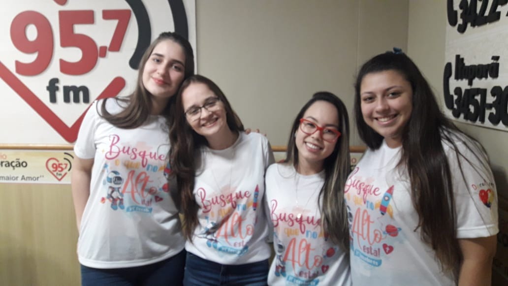 Maria Luiza, Gabriela, Larissa e Tamilly. Foto: RC