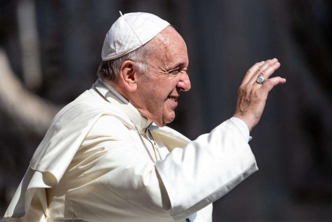 Papa Francisco na última Audiência Geral antes da pausa de verão. Foto: Daniel Ibáñez / ACI Prensa