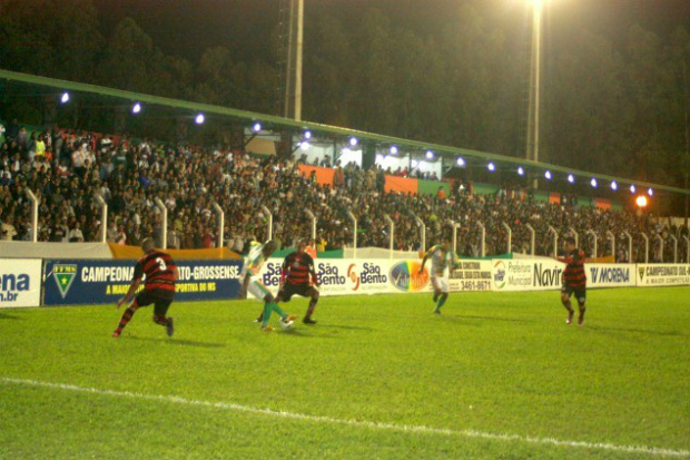 Estádio Virotão estava lotado para primeiro jogo da final (Foto: Orisvaldo Sales)
