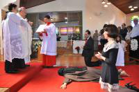 MISSA celebrada ontem pelo Bispo diocesano dom Redovino Rizzardo marcou o início da vida em clausura [Fotos: Eliel Oliveira] 