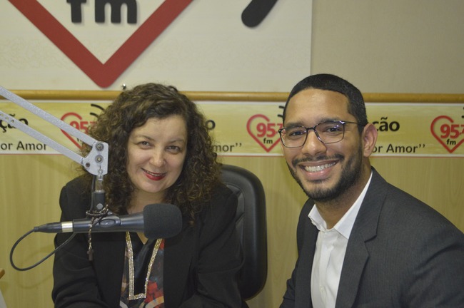 Ozair e Alexandre. Foto: Rádio Coração FM