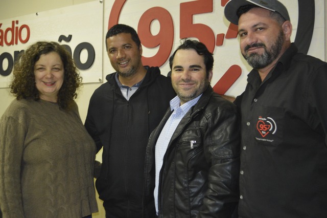 Foto: Reynaldo Felix / Rádio Coração 
Ozair, è. Eurico, Alcemir Soares e Rodrigo Lamira