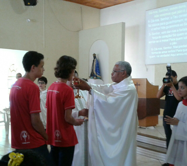 Crisma na Paróquia Nª Sª Aparecida em Dourados