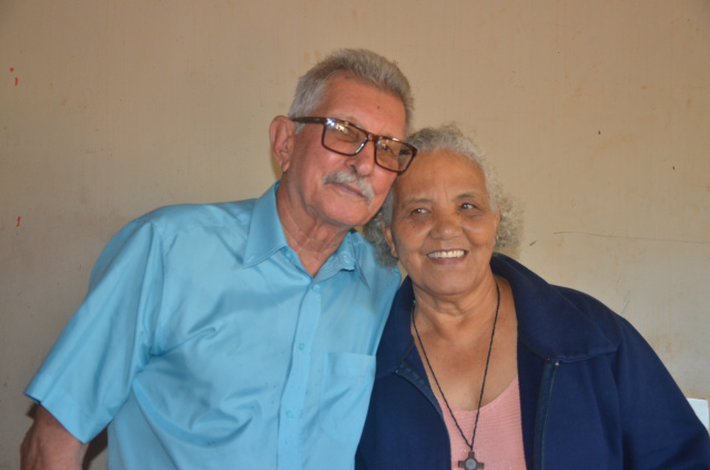 Sr. Alexandrino e Dna. Maria - comemorando 56 anos de matrimônio