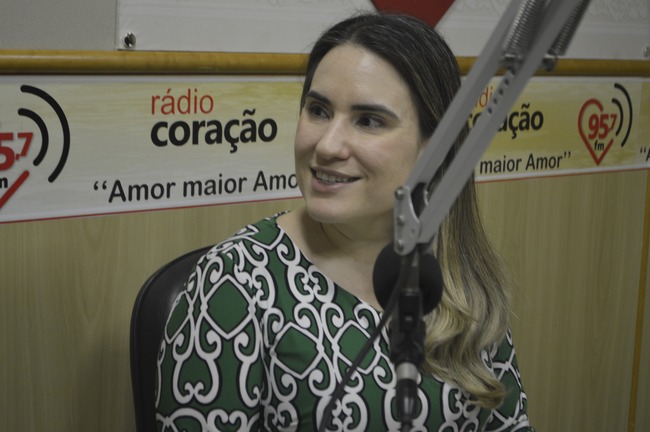 Dra. Melissa Fiorentini. Foto: Rádio Coração FM
