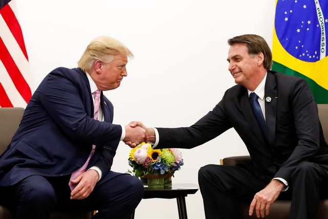 O presidente Jair Bolsonaro encontrou-se em março deste ano com o presidente Donald J. Trump, dos Estados Unidos da América. - Alan Santos / PR