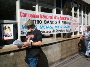 Em Dourados, 400 bancários já estão mobilizados.