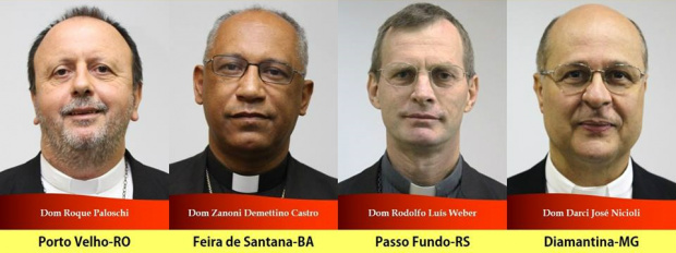 Quatro arcebispos brasileiros recebem o pálio abençoado pelo papa