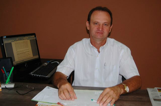 Presidente do sindicato, Milton Bigatão/ Foto: Aline Chaves