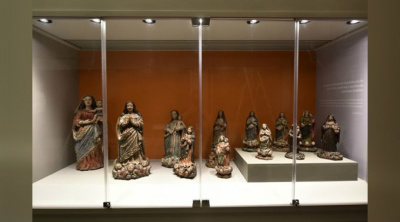 Exposição de imagens do século XVII no Museu Nossa Senhora Aparecida. Foto: Thiago Leon (A12)