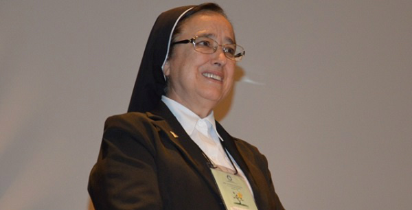 Irmã Maria Inês Vieira Ribeiro, da Congregação das Mensageiras do Amor Divino, atual presidente da Conferência dos Religiosos do Brasil (CRB)