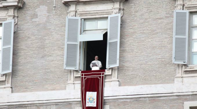O Papa no Ângelus. Foto: Alexey Gotovsky