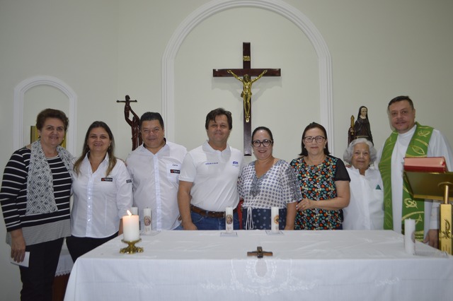 Empresários de Dourados participam da missa do projeto 'Amigo do Coração'