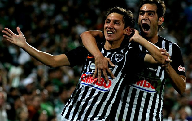 Argentino Neri Cardozo festeja gol do Monterrey (Foto: Divulgação)