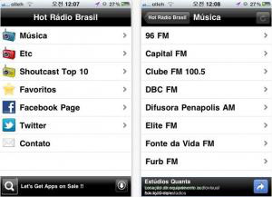 O Hot Rádio Brasil é um dos poucos aplicativos gratuitos para rádio feitos no Brasil (Divulgação)
