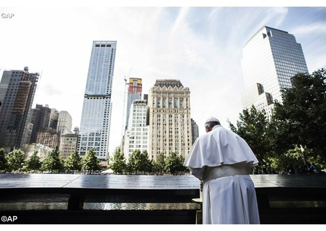 Papa Francisco no Groud Zero – AP