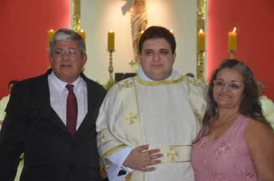 Pais de Bruno: , durante a Santa Missa. Foto: Estanislau Sanabria/RC