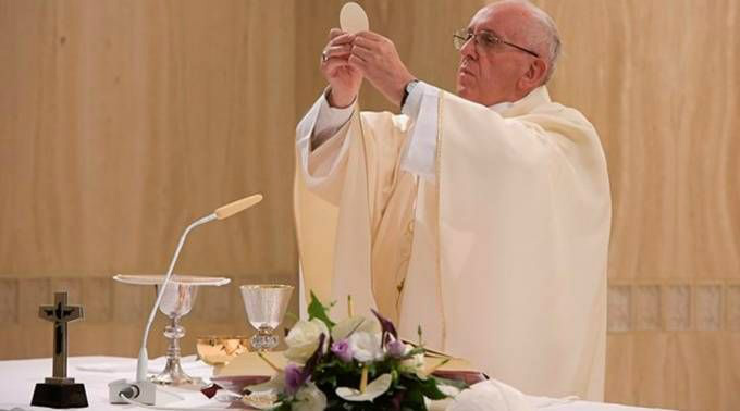 Papa na Missa. Foto: L'Osservatore Romano