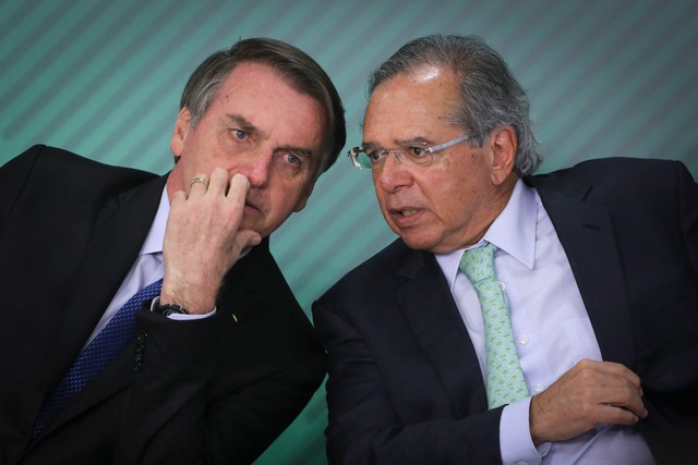 Presidente Bolsonaro e Ministro Paulo Guedes que  devem apresentar também novas propostas de reformas para promover a eficiência do Estado e impulsionar a economia e a geração de empregos.