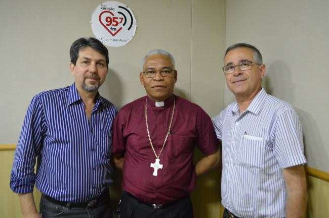 José Carlos, Dom Henrique e Rafael Peixoto. Foto: Ozair Sanabria