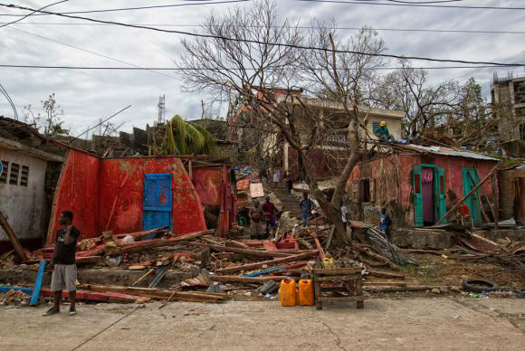 Área devastada no Haiti, após a passagem do furacão Matthew - Foto Logan Abassi/MinustahFoto Logan Abassi/Minustah