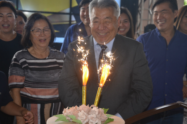 Empresário Antonio Sussumo, proprietário da Corpal Empreendimentos e de outras inúmeras empresas em Dourados, celebrou com familiares e amigos seus 80 anos de vida.