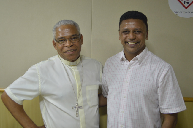 Dom Henrique e Padre Rubens. Foto: Gabriel Fernandes/RC