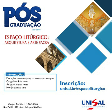 Setor Litúrgico apoia criação de especialização em “Espaço Litúrgico: Arquitetura e Arte Sacra”