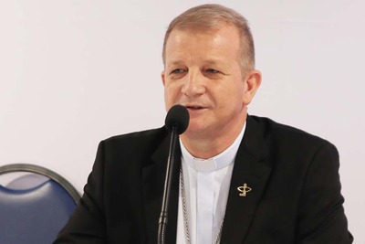 Dom Mário Antônio, bispo de Roraima, vice-presidente da CNBB e presidente da Cáritas Brasileira. Foto: Portal A12